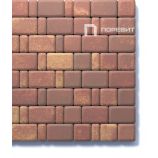 Тротуарная плитка Поревит Коллекция Гладкий колормикс Классико, 60 мм, Осень