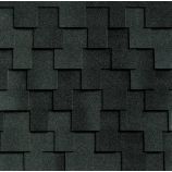 Гибкая черепица Ruflex коллекция Windsor XL цвет: Midnight black