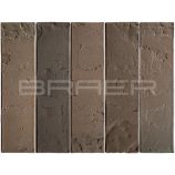 Облицовочный кирпич БРАЕР кладка Мокко, терра, 1 НФ