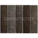 Облицовочный кирпич БРАЕР кладка Нуар, терра, 0,7 НФ