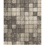 Тротуарная плитка Поревит Коллекция Гранит колормикс Квадрат 100х100х60 мм, гранит, Антрацит