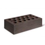 Облицовочный керамический кирпич одинарный 1НФ цвет: Шоколад 