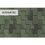 Гибкая черепица Icopal коллекция Плано кларо антик цвет: Зеленый лес