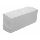 Силикатный кирпич 1НФ естественного цвета полнотелый лицевой одинарный рустированный угловой М125-200