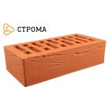 Облицовочный керамический кирпич красный рустик 1.4НФ Строма