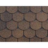 Гибкая черепица Ruflex (Руфлекс) коллекция Орнами (Ornami) цвет: Медный отлив
