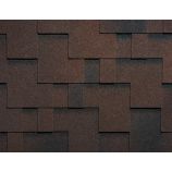 Гибкая черепица Ruflex (Руфлекс) коллекция Руна (Runa) цвет: Спелый каштан