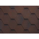 Гибкая черепица Ruflex коллекция Sota цвет: Темный шоколад