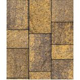 Тротуарная плитка Поревит Коллекция Гладкий колормикс Литос, Янтарь