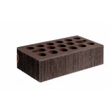 Облицовочный керамический кирпич полуторный 1,4НФ цвет: Шоколад 