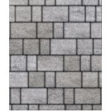 Тротуарная плитка Поревит Коллекция Колормикс Старый город, 40 мм, Шунгит