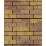 Тротуарная плитка Поревит Коллекция Гранит колормикс Прямоугольник 200х100х40 мм, гранит, Саванна