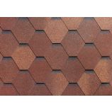 Гибкая черепица Ruflex коллекция Sota цвет: Терракота