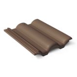 Минеральная черепица Braas коллекция ТАУНУС цвет: Темно-коричневый