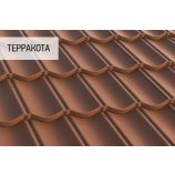 Композитная черепица Decra (Декра) коллекция ЭЛЕГАНС цвет: Терракота