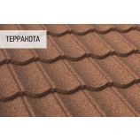 Композитная черепица Decra (Декра) коллекция КЛАССИК цвет: Терракота