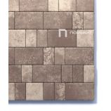 Тротуарная плитка Поревит Коллекция Гладкий колормикс Старый город, 60 мм, Хаски