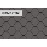 Гибкая черепица Icopal (Икопал) коллекция Плано натур цвет: Угольно-серый