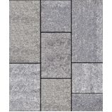 Тротуарная плитка Поревит Коллекция Колормикс Трио, 60 мм, Шунгит