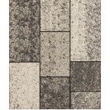 Тротуарная плитка Поревит Коллекция Гранит колормикс Трио, 60 мм, гранит, Антрацит