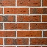 Облицовочный кирпич М400 красный КРАСНОЕ ПЛАМЯ (RED FLAME) F2F с песком