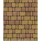 Тротуарная плитка Поревит Коллекция Гладкий колормикс Классико, 60 мм, Саванна