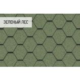 Гибкая черепица Icopal (Икопал) коллекция Плано натур цвет: Зеленый лес