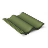 Минеральная черепица Braas коллекция ЯНТАРЬ цвет: Зеленый